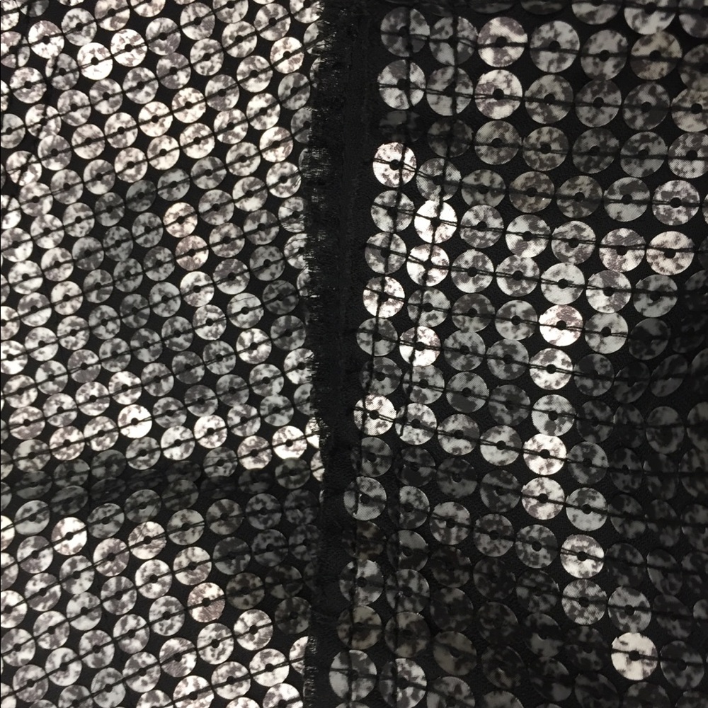 Express Sequin Motorcycle Jacket Size Medium - image 5